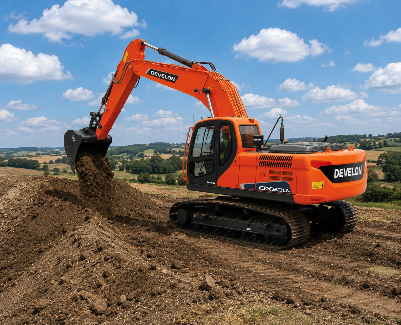 Develon Excavator Shovel DX220 view 3